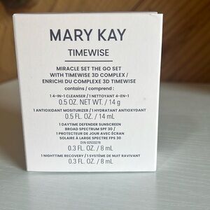 New in box Mary Kay Timewise travel set for oily skin